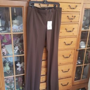 Theory Chocolate Brown Women's Trousers
